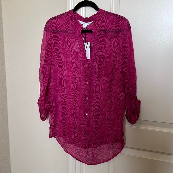 Diane Von Furstenberg Tops - Diane Von Furstenberg chiffon tunic